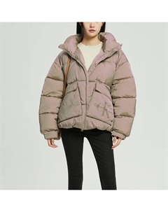 Кальвин Кляйн Пуховик Унисекс Экрю, Кофе Calvin klein