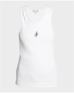 Майка с вышитым логотипом Anchor, белый Jw anderson