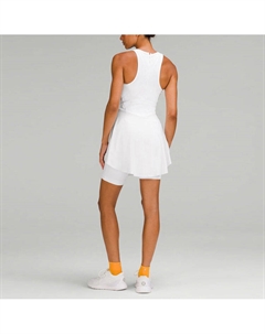 Женское белое платье без рукавов Lululemon