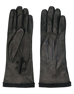 Lanvin классические перчатки m черный Lanvin