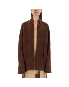 Кардиган оверсайз вязка, коричневый Uma wang