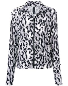 Леопардовая спортивная куртка Norma kamali