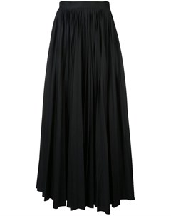 Khaite длинная плиссированная юбка 10 черный Khaite
