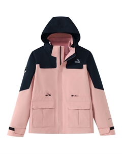 Женская флисовая ветровка 3 в 1, Yellow Khaki+Warm Sun White Pelliot