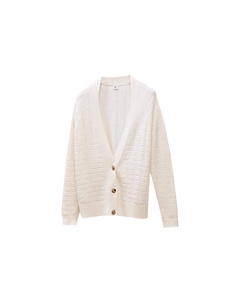 FW22 Трикотаж Женский Серый Белый HERMES Hermès