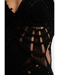 Хлопковое платье, черный Answear lab