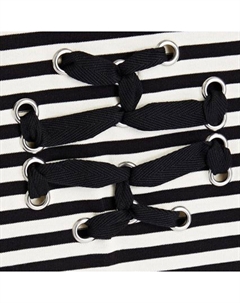 Футболка SS22 женская черно-белая Tory burch