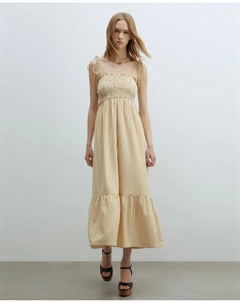 Платье миди, желтый Сфера