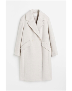 Пальто Double-breasted, светло-бежевый H&m