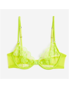 Бюстгальтер Non-padded Underwire Lace, желтый H&m