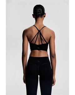 Спортивный бюстгальтер из материала softmove легкая поддержка, черный H&m