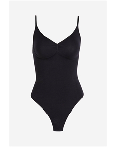 Боди Stretchy and Sculpting Firm Shape Thong, черный H&m