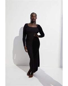 Платье с оттенком вискозы H&m