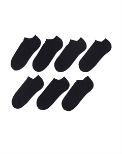 Набор носков Ankle, 7 пар, черный H&m