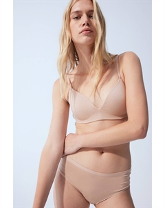 2 упаковки хлопковых бюстгальтеров без косточек с мягкой подкладкой, белый H&m