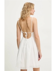 Хлопковое платье, белый Answear lab