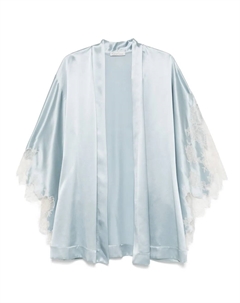 Шелковый халат, синий Carine gilson