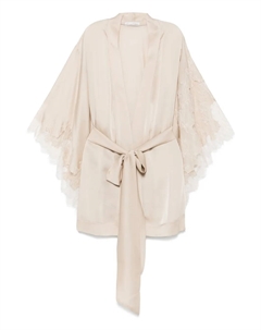 Шелковый халат, нейтральный Carine gilson