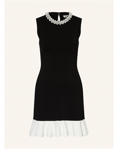 Платье с декоративными жемчужинами, мультиколор Sandro
