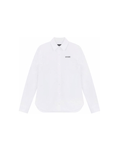 Футболка из хлопка с вышитым логотипом белая We11done