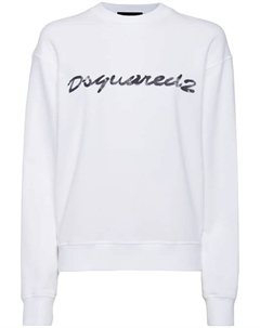 Хлопковая толстовка, белый Dsquared2