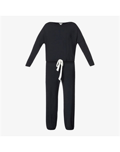 Пижамный комплект Gisele с напуском из эластичного джерси, черный Eberjey