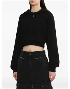 Худи на молнии, черный We11done