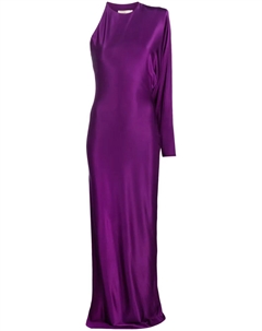 Вечернее платье с открытыми плечами, фиолетовый Alexandre vauthier
