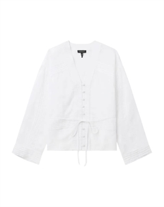 Рубашка Viviana с V-образным вырезом, белый Rag & bone