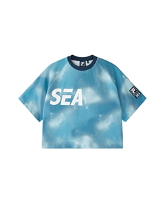 Футболка женская Морской вечерний синий Fila fusion