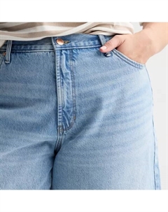 Свободные бермуды большого размера, цвет medium wash Sonoma goods for life