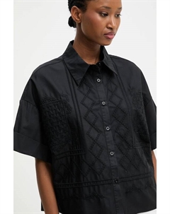 Хлопковая рубашка, черный Answear lab