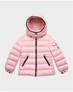 Стеганый пуховик Bady для девочек, цвет Medium Pink Moncler