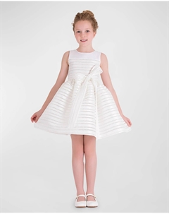 Шикарное жаккардовое платье для девочки, размер 3T-10, цвет Ecru Mama luma