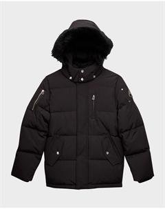 Детская дубленка-пуховик, размер XS-XL, цвет Black Black Shearling Moose knuckles