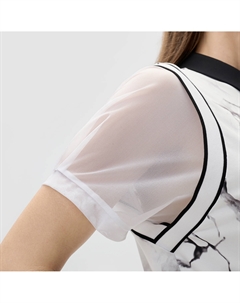 Футболка поло женская с принтом по всей поверхности Fila