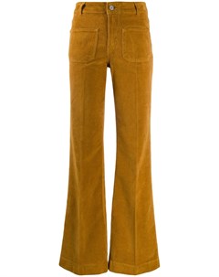 Vanessa bruno расклешенные вельветовые брюки 36 коричневый Vanessa bruno