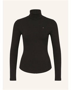 Водолазка-рубашка, черный Tommy hilfiger