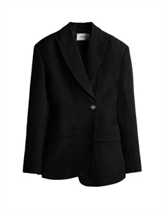 Женский деловой костюм черный H&m