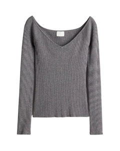 Трикотаж для женщин тёмно-серый H&m