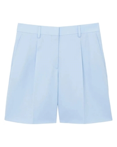 Шорты строгого кроя с завышенной талией, синий Burberry