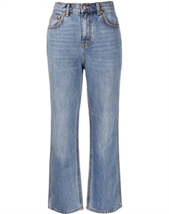 Прямые джинсы, синий Tory burch