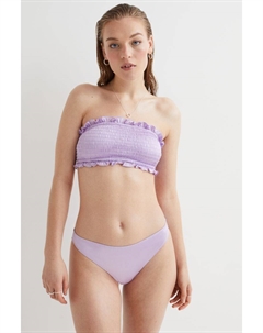 Присборенный лиф бикини-бандо, светло-фиолетовый H&m