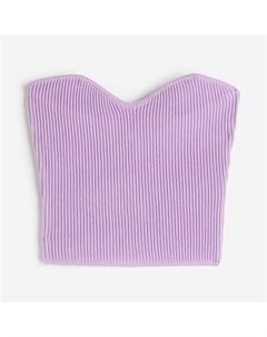 Топ Rib-knit Tube, светло-фиолетовый H&m
