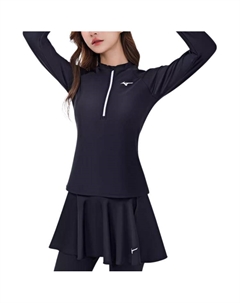 Двухсоставный купальник женский, Топ (Розовый) Mizuno