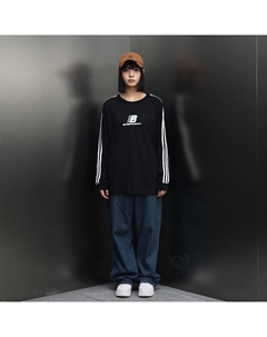 Футболка унисекс, темно-синяя (полосатая) Bobby abley