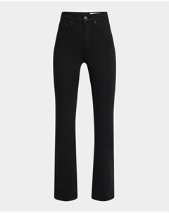 Джинсы Flexi Peyton с завышенной талией, черный Rag & bone