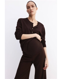 Широкие брюки для мамы, коричневый H&m