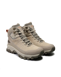 Антискользящие износостойкие полувысокие треккинговые ботинки мужские коричневые, светло-песочные Toread