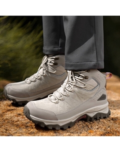 Антискользящие износостойкие полувысокие треккинговые туфли женские Greige, светло-песочные Toread